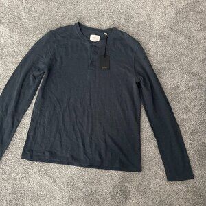 New With Tags - Billy Reid long sleeve gray shirt - size L